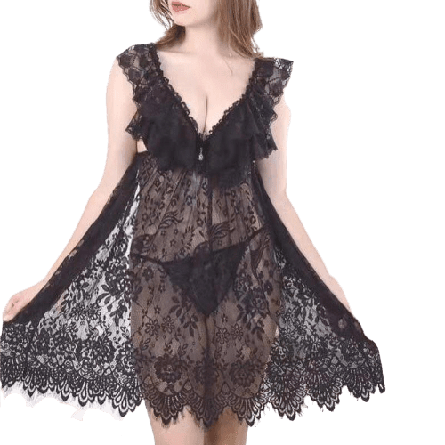 Hot Nighty for Bridal Transparent Nighty for Women Sexy Nighty for Bride Short Transparent Nighty